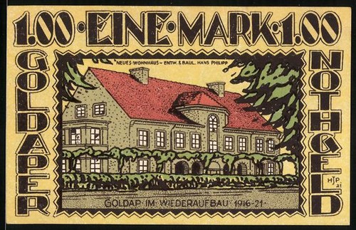 Notgeld goldap ostpr 1921 - /ostpr.,