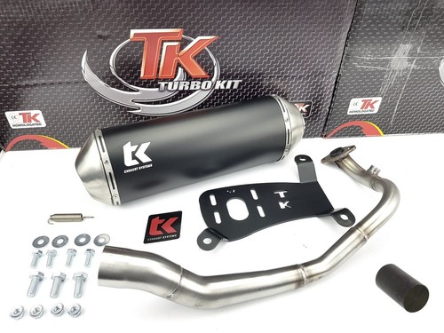 Turbo kit edelstahl auspuff - kit,