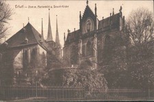 Erfurt, Dom m. Marienbild u. Severi - Kirche 