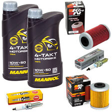 Inspektion für Husqvarna Enduro Supermoto 701 2016 Set Öl 2L Ölfilter Zündkerzen
