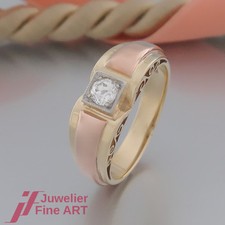 Ring - antik mit 1 Diamant im