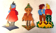 Wandfigur Kinderzimmer Holzbild Max u. Moritz Sandmann Nachtwächter Bild