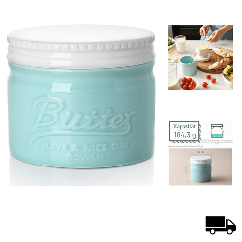 Butterdose keramik mit - keramik, deckel