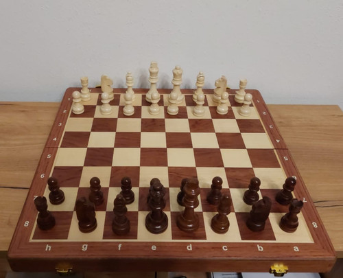 Schachspiel holz schachbrett - schachspiel,