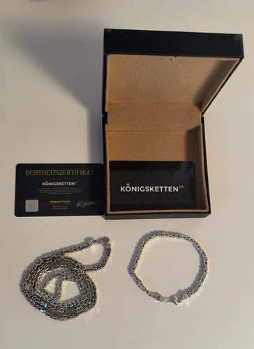 925silber königsketten set - 925silber,