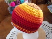 Häkelmütze aus myboshi original No 3, 100% Merino-Wolle, in 5 Farben