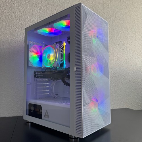 White gaming intel core - pc,