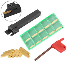 MGEHR1212-2 Stechhalter Abstechstahl mit 10 Wendeschneidplatte Klemmhalter set