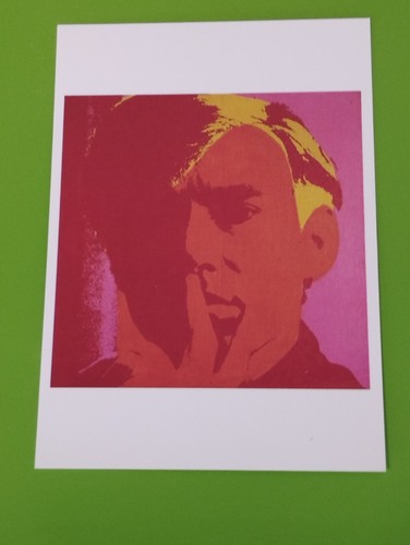 Andy warhol postkarte aus - andy,