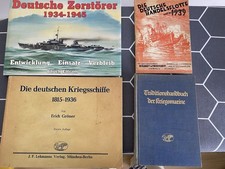 Militaria 1918-1945 antiquarisches Bücherkonvolut Marine