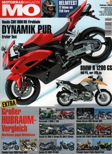 Zeitschrift MO Motorrad #2 von 2004 Honda CBR 1000  BMW R 1200 GS