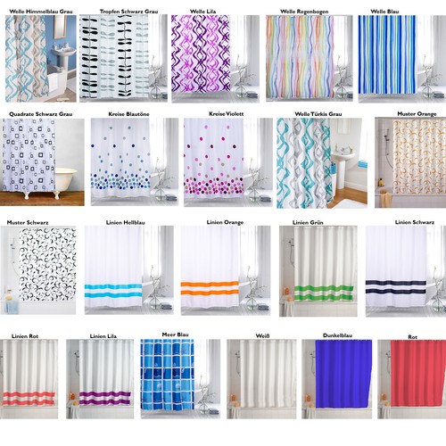 Duschvorhang textil 240 180 - textil,