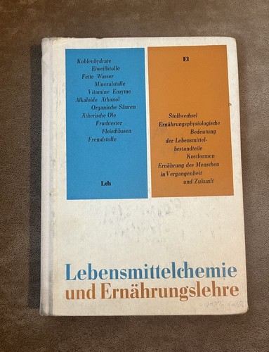 Lebensmittelchemie und