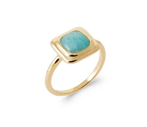 Ring vergoldet karat - 18,
