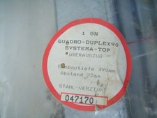 Hettich quadro Duplex 90 Überauszug 390 mm Systema Schubladenauszug Vollauszug