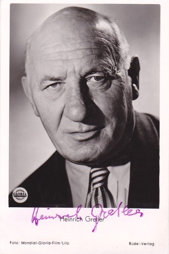 Schauspieler heinrich gretler - heinrich,