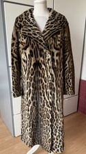 Luxus Ozelot Pelzmantel – Echtpelz – Vintage Damenmantel – CITES Bescheinigung  