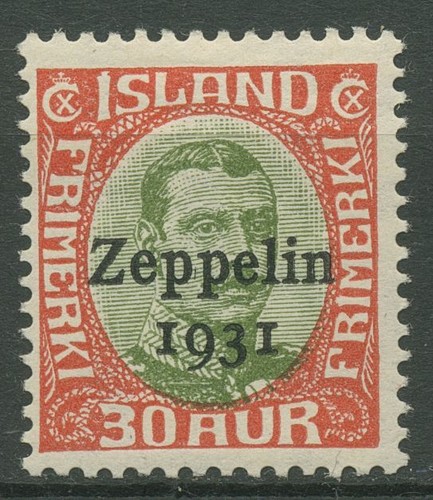 Island 1931 luftschiff graf - island,