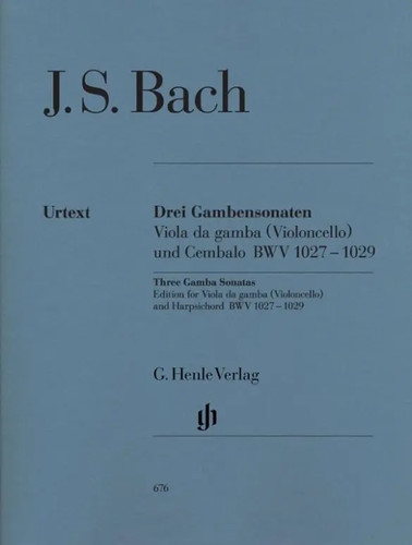 Drei gambensonaten viola - gambensonaten.,