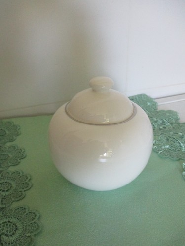 Zuckerdose porzellan weiß tcm - zuckerdose,