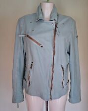 Tolle weiche Lederjacke von SOCCX mintgrün Größe XXL 42/44