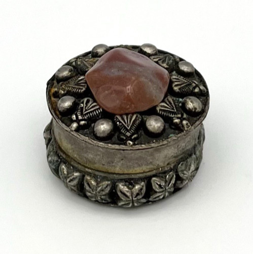 Vintage pillendose antik - pillendose,