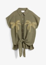 Bluse mit Stickerei Gr. 44