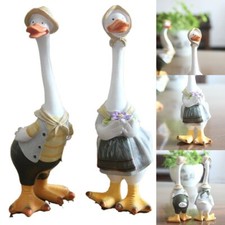 Harz Ente Ornamente Gartendeko G?rtner Paar Outdoor Elemente