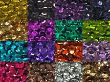 8 mm Pailletten metallic rund gewölbt 17 g, ca 700 Stück, Styropor basteln nähen
