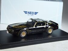 (KI-05-33) Neo Scale Models Pontiac Firebird Trans Am schwarz 1:43 in OVP