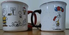 ❤️Peanuts 75. Jubiläum XL Jumbo Tassen Becher Set Snoopy Charlie B. Peanuts Gang