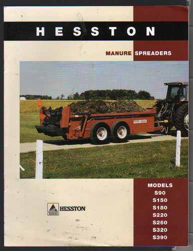 Hesston dungstreuer prospekt - dungstreuer,