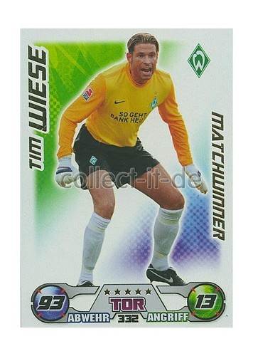 Match attax 332 tim - 09/10,