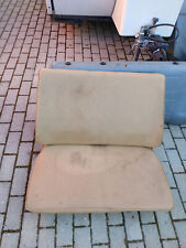 VW BUS T3 doppelte Sitzbank, Syncro, Kunstleder beige, Transporter Doka Pritsche