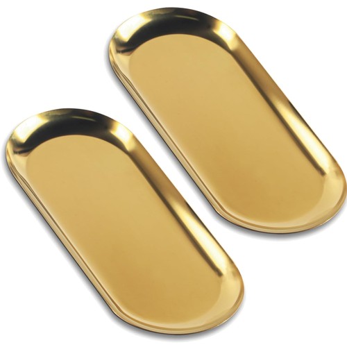 Serviertablett gold stk - gold,