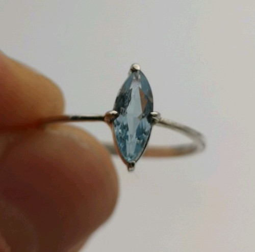 Ring mit aquamarin aus - ring,