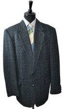 HARRIS TWEED Sakko Gr.54 XL HANDWOVEN IN THE OUTER HEBRIDES from 100% Pure Wool