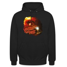 Der Herr Der Ringe Gandalf Und Der Balrog Zitat Unisex Hoodie