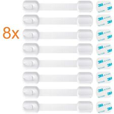 8x Kindersicherung Schrankschloss Schubladensicherung Baby Kinder Schutz 8 Stück