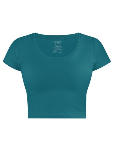 Damen crop top basic - crop,