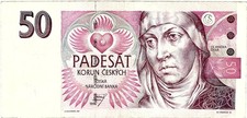 Tschechien Banknote 50 Korun