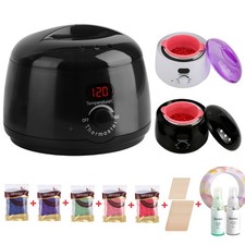 Wachsgerät Set Wachswärmer Haarentfernung Erhitzer Wachs Bohnen & 400g Warmwachs