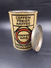Blech Dose mit Deckel Kaffee