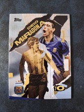 #41 Diego Maradona Topps Focus Argentina Tean Set 2024/25 First Goal 1979