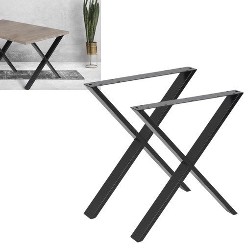 Schwarze tischbein für - 2x,