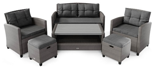 Volio polyrattan lounge - di,