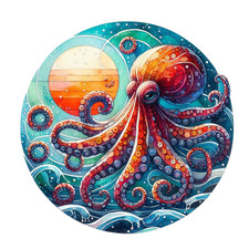 Wandtattoo aufkleber octopus - wandtattoo,
