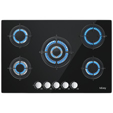 5 Flammig Glas Gaskochfeld