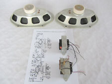 2 Übertrager und 2 Lautsprecher aus Stereo-Röhrenradio