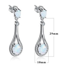 Opal 925 Silber Tropfen